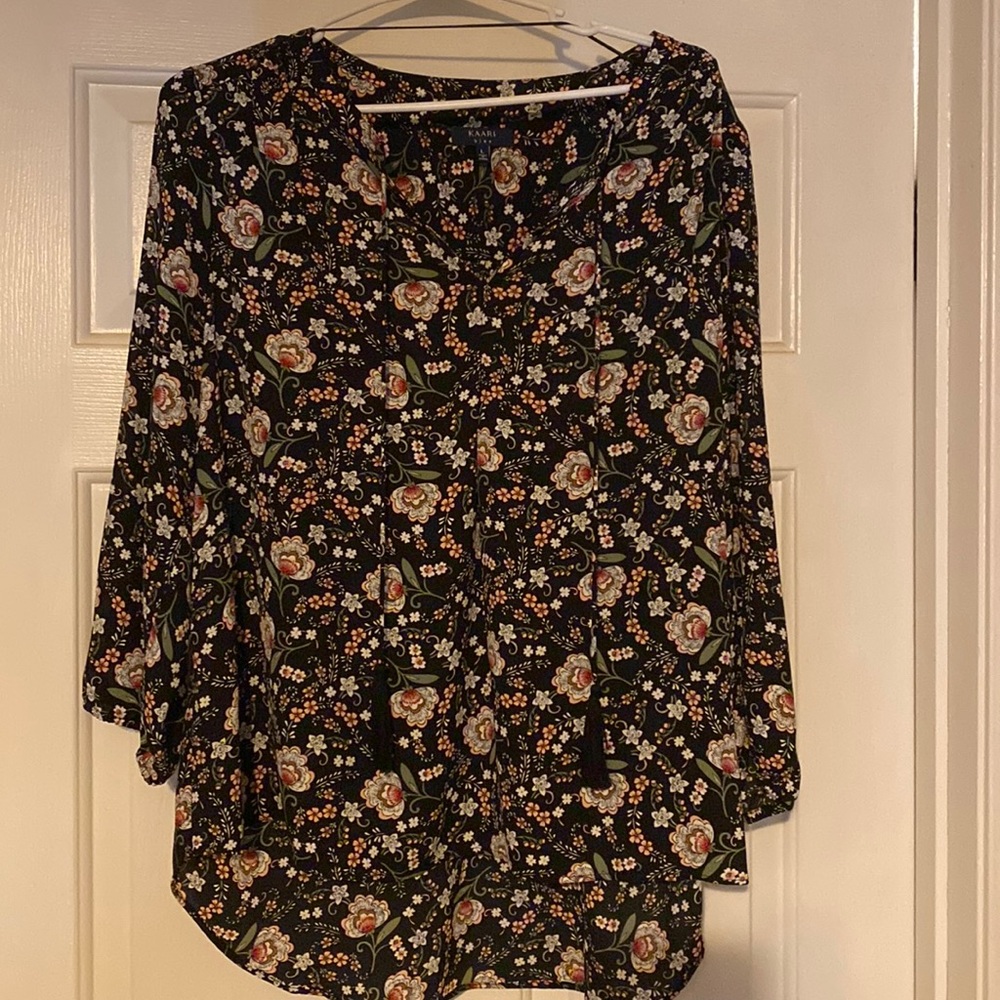 Kaari blue blouse